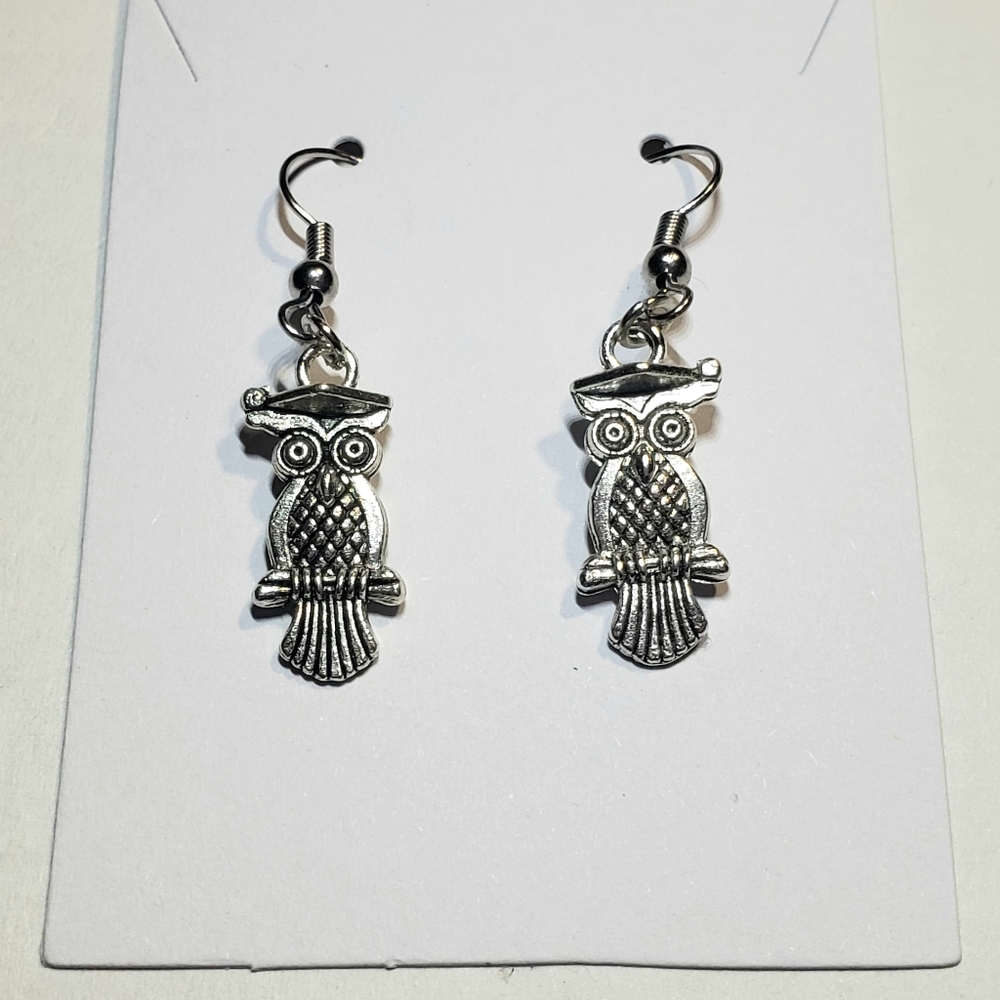 BOGO🏵HP 7.9🏵💎 Hand Crafted Owl Earrings